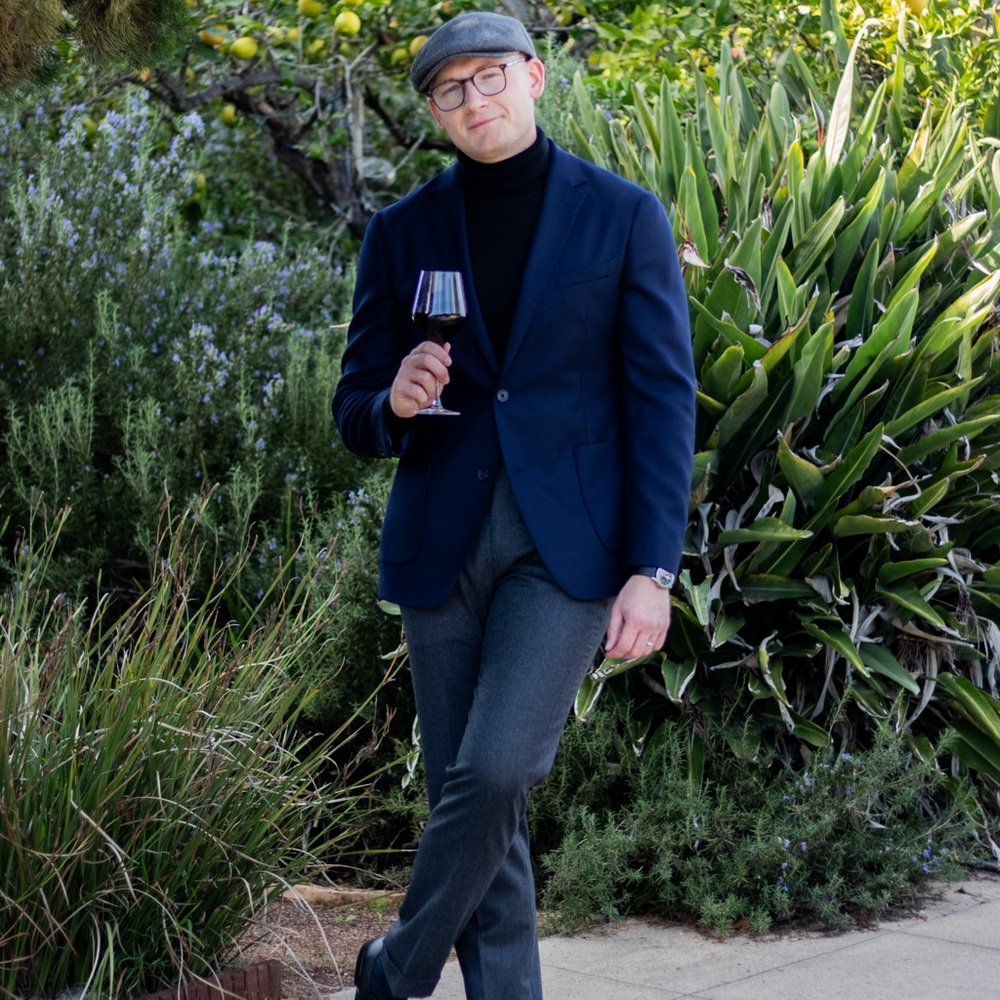 Bonobos Italian wool unstructured blazer in navy blue. 40R athletic fit.